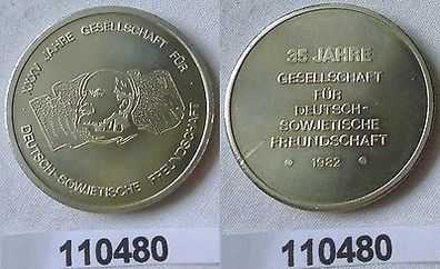 DDR Medaille 35 Jahre Gesellschaft für dt. sowjetische Freundschaft 1982(110480)