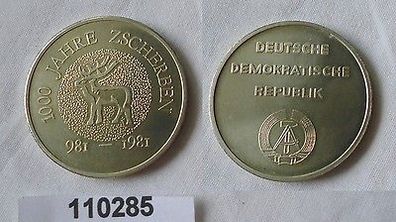 DDR Medaille 1000 Jahre Zscherben 981-1981 (110285)