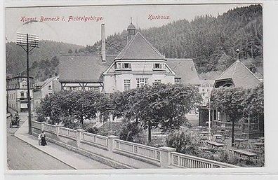 66715 Ak Kurort Berneck im Fichtelgebirge Kurhaus 1928