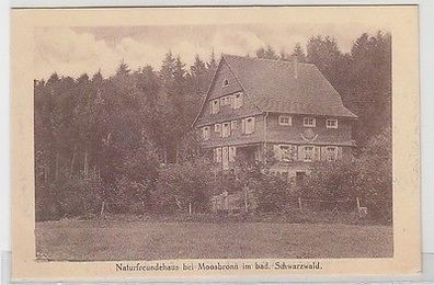 66683 Ak Naturfreundehaus bei Moosbronn im badischen Schwarzwald um 1930