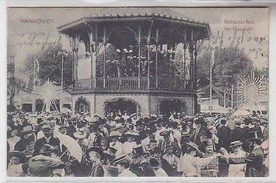 66099 Ak Hannover Schützenfest im Rundteil 1907