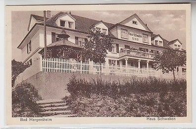 65908 Ak Bad Mergentheim Haus Schwaben 1936
