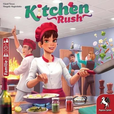 Kitchen Rush & Kitchen Rush Kochbuch * Neu * OVP