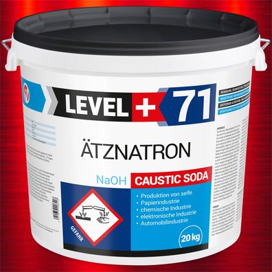 20kg Natriumhydroxid NaOH Ätznatron Entfetter Reiniger Soda Microperlen RM71