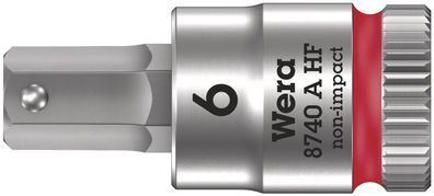 Wera 8740 A HF Zyklop Bitnuss 1/4"-Antrieb Innensechskantschrauben 6 x 28 mm