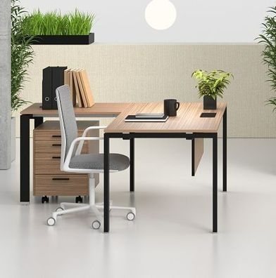 Winkelschreibtisch GLIDER 180-200 x 160-220 x 74cm