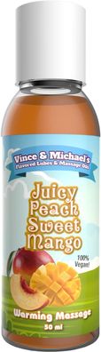 3,18EUR/100ml VINCE &amp; Michael\'s Warming Juicy Peach Sweet Mango 50ml