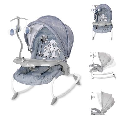 Lorelli Baby Rocker, Babywippe DREAM TIME Mobile, Tisch, Sonnendach, verstellbar