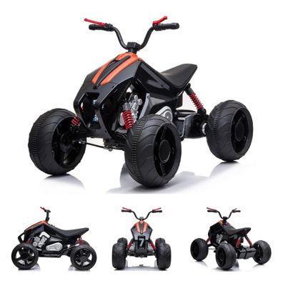 ES-Toys Kinder Elektroquad 718 2x 12V Elektro Motoren Scheinwerfer bis zu 6 km/ h
