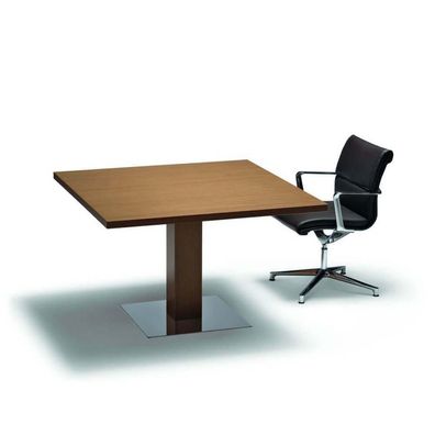 Konferenztisch mit Echtholzfurnier ARCHE für 4 Personen Büromöbel Besprechungstisch