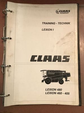 Original Claas Academy Training - Technik Lexion I für die Lexion 480 460 -405