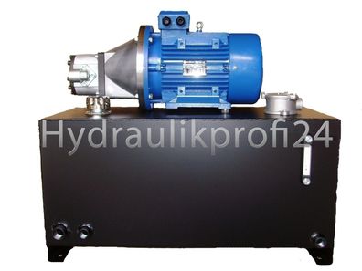 Hydraulikaggregat 3,0KW mit Pumpe 16ccm und Tank 36L 100 bar 24 l/ min