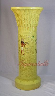 Ägypten Säule Deko Dekoration Statue Möbel Ablage Ägyptische Hieroglyphen Tisch