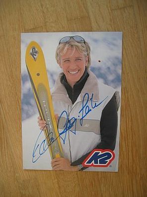 Skistar Michaela Gerg-Leitner - handsigniertes Autogramm!!!