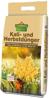 Florissa Kali- und Herbstdünger, 5 kg