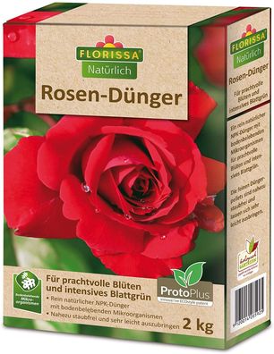 Florissa Spezialdünger für Rosen, 2 kg