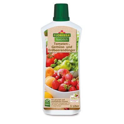 Florissa Tomaten Gemüse und Erdbeerendünger, 1 Liter