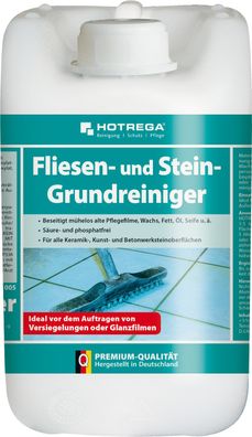 Hotrega® Fliesen- und Stein-Grundreiniger, 5 Liter Kanister