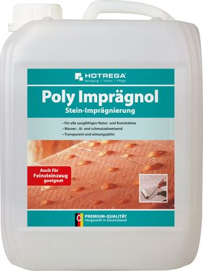 Hotrega® Poly Imprägnol Stein-Imprägnierung, 5 Liter Kanister