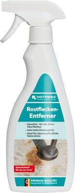 Hotrega® Rostflecken-Entferner, 500 ml Flachsprühflasche