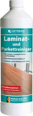 Hotrega® Laminat- und Parkett-Reiniger, 1 Liter Flasche