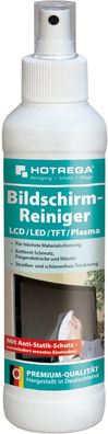 Hotrega® Bildschirmreiniger LCD/ Plasma & TFT, 250 ml Pumpsprühflasche