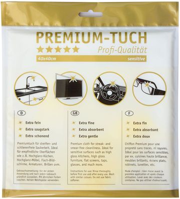 Hotrega® Premium-Tuch sensitive, 40x40 cm verpackt