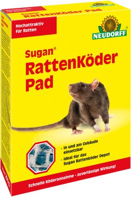 Neudorff Sugan® Rattenköder Pad, 200 g