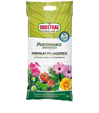 Substral® Naturen® Performance Organics Premium Pflanzerde, 20 Liter