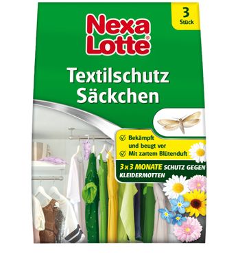 NEXA LOTTE® Textilschutz Säckchen, 3 Stück