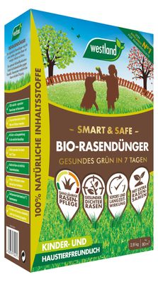 Westland® Smart & Safe - Bio-Rasendünger, 2,8 kg für 80 m²