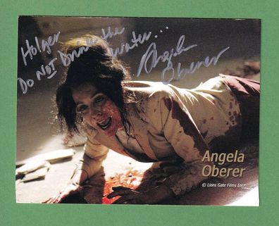Angela Oberer - ( deutsche. Schauspielerin ) - persönlich signiert