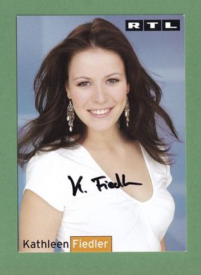 Kathleen Fiedler - ( deutsche Schauspielerin ) - persönlich signiert