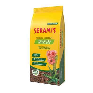 Seramis® Spezial-Substrat für Kakteen und Sukkulenten, 7 Liter