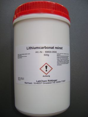 Lithiumcarbonat 99% 500g