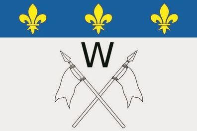 Fahne Flagge Wassy (Frankreich) Premiumqualität