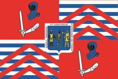 Fahne Flagge Fismes (Frankreich) Premiumqualität
