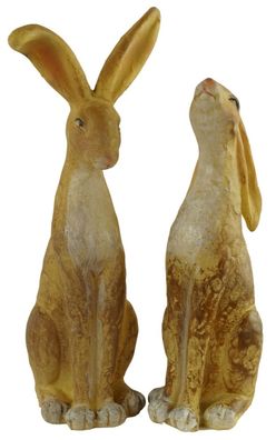 Hasenpaar 2er Set ca. 16 cm – Dekofiguren