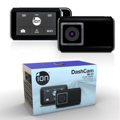 iON DashCam Dash Cam Camcorder 1041 Super-HD Wi-Fi Auto Video MicroSD Kamera NEU