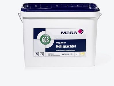 MEGA 608 Megamur Rollspachtel 14 Liter weiß
