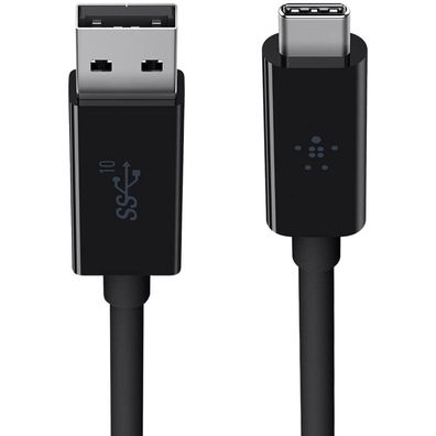 Belkin 1m Type-C zu Type-A Kabel 10Gbps für USB-C Geräte Samsung Mac Tablet
