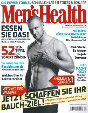 Men´s Health Nr. 2 / 2011 Jetzt schaffen Sie ihr Bauch-Ziel!