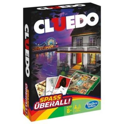 Hasbro B0999 Cluedo Kompaktspiel Mitbringspiel Reisespiel Spiel Game