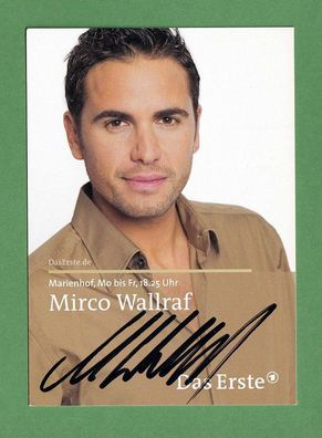 Mirco Wallraf - (Marienhof) - persönlich signiert