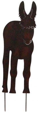 Beetstecker Esel stehend ca. 78 cm - Gartendekoration