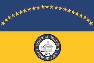 Fahne Flagge Warren County (New Jersey) Premiumqualität