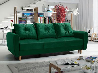 Sofa Manstad mit Schlaffunktion und Bettkasten Sofagarnitur Couchgarnitur