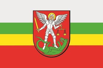 Fahne Flagge Biala Podlaska (Polen) Premiumqualität