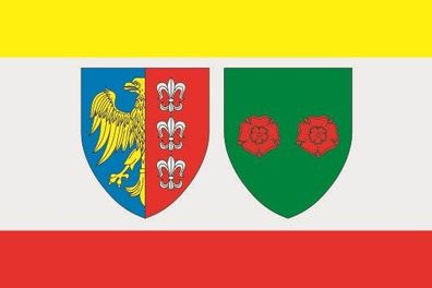 Fahne Flagge Bielsko-Biala (Polen) Premiumqualität