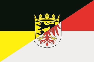 Fahne Flagge Baden-Würtemberg-Brandenburg Premiumqualität